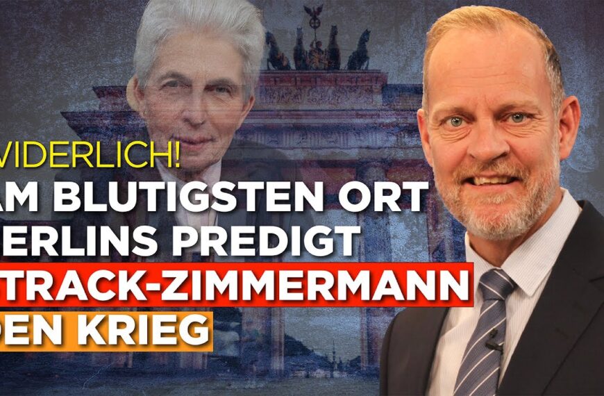 Widerlich! An Berlins blutigstem Ort predigt Strack-Zimmermann den Krieg