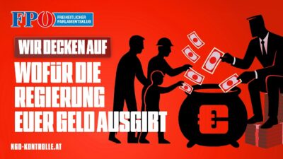 Mehr über den Artikel erfahren Wir decken auf, wofür die Regierung Euer Geld ausgibt!