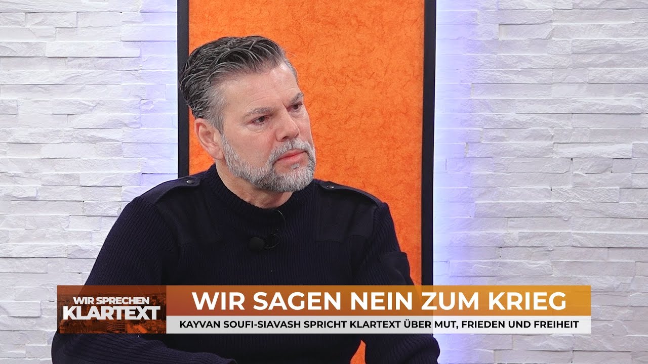 Mehr über den Artikel erfahren Wir sagen Nein zum Krieg – Kayvan Soufi-Siavash zu Gast bei „Wir sprechen Klartext“