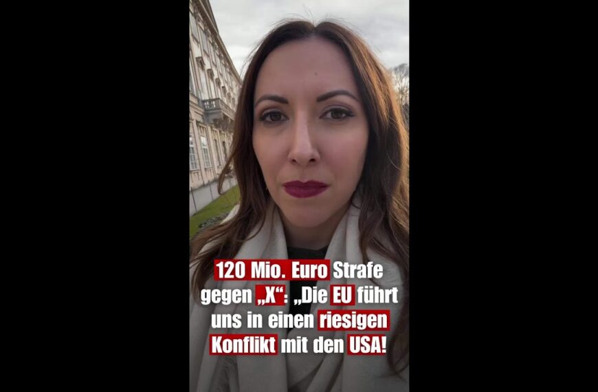 120 Mio. Euro Strafe gegen „X“: „Die EU führt uns in einen riesigen Konflikt mit den USA!“ | Petra S