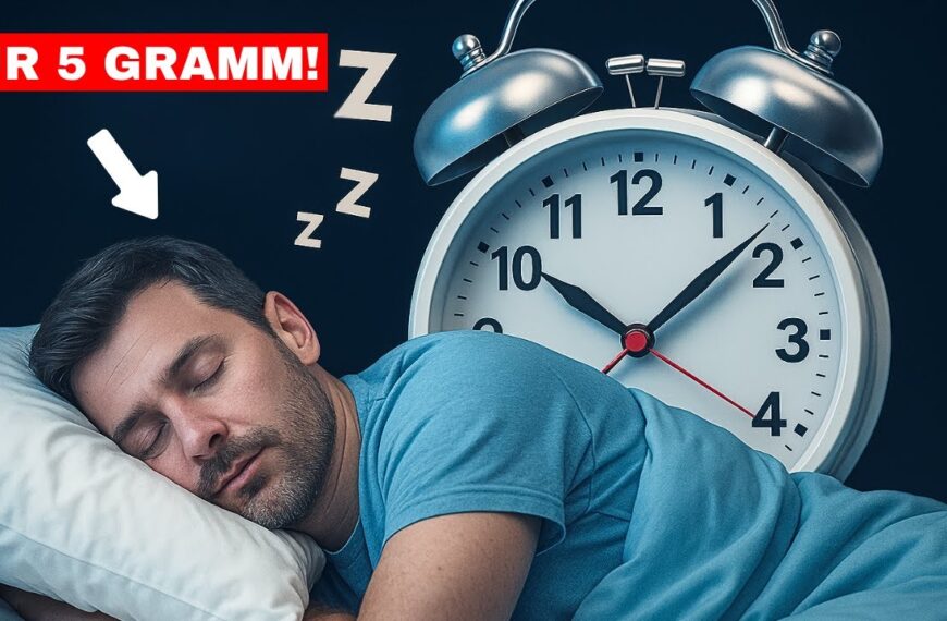 5g Glycin und du schläfst 9 Stunden OHNE aufstehen (neue Studie)