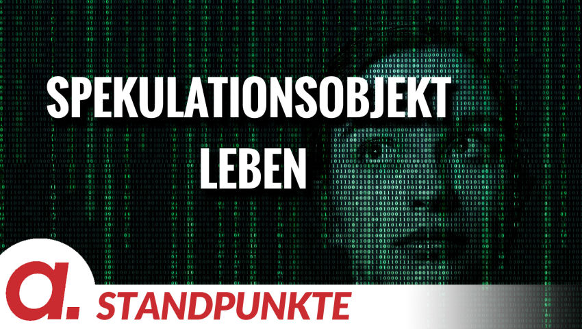 Spekulationsobjekt Leben | Von Tom-Oliver Regenauer