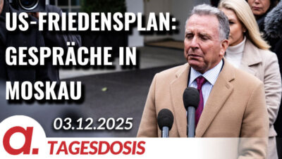 Mehr über den Artikel erfahren US-Friedensplan: Gespräche in Moskau | Von Tilo Gräser