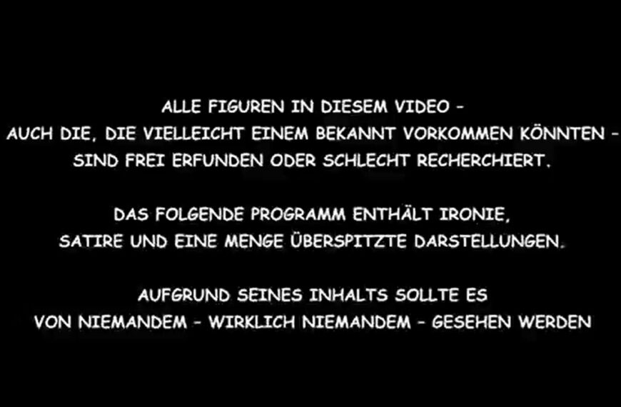 Deutsche Realität in einem kurzen Video auf den Punkt gebracht