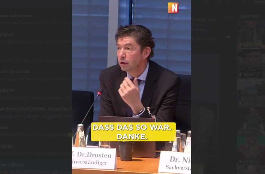 EILMELDUNG: Drosten gibt zu: Lockdowns töteten Menschen