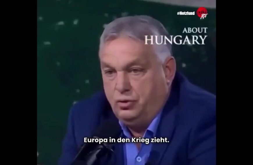 Viktor Orban: Krieg ist beschlossene Sache