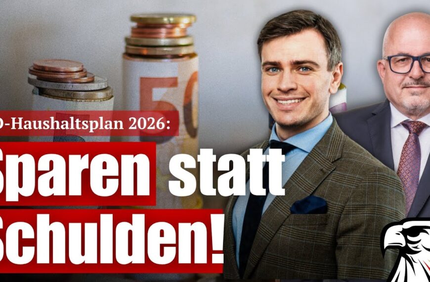 AfD-Haushaltsplan 2026: Sparen statt Schulden! | Jurij Kofner und Reinhard Mixl (AfD)