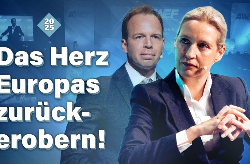 AfD Weidel beim A-WEF 2025:🕊„Frieden in Europa kann es nicht ohne Russland geben.“