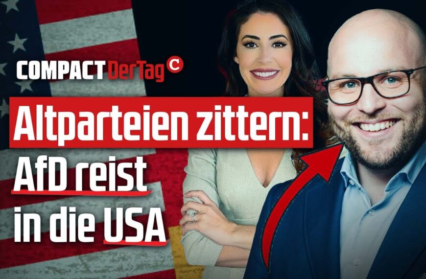 Altparteien zittern: AfD reist in die USA💥