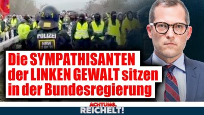 Mehr über den Artikel erfahren Antifa-Schande von Gießen beweist: Linke Gewalt beherrscht das Land! | Achtung Reichelt! vom 1.12.25