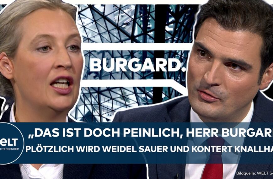 BURGARD: Nazi-Parolen in der AfD? Co-Vorsitzende Alice Weidel antwortet mit harter Medienschelte