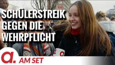 Mehr über den Artikel erfahren Am Set: Schülerstreik gegen Wehrpflicht