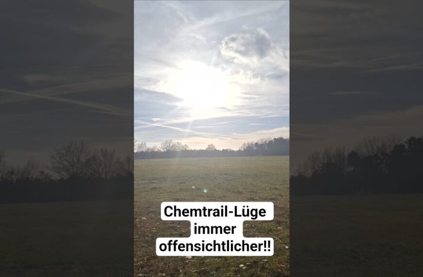 Chemtrail-Lüge immer offensichtlicher‼️