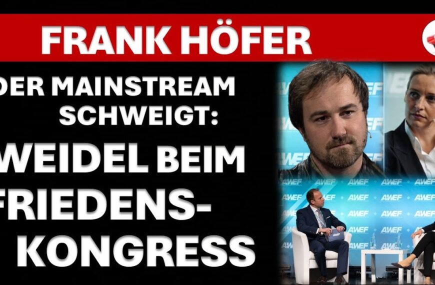 Der Mainstream schweigt laut: Alice Weidel beim Friedenstreffen in Prag und niemand berichtet