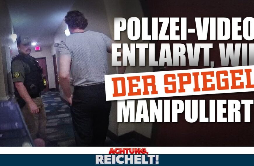 Die Märchen-Reporter: Polizei-Video entlarvt, wie der Spiegel manipuliert! | AR!
