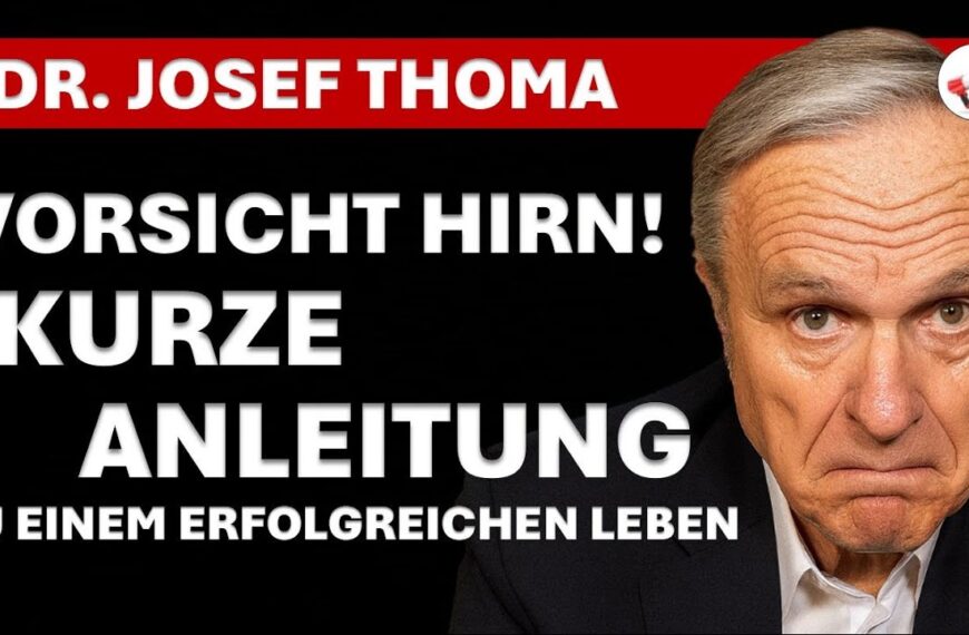 ‼️🧠VORSICHT HIRN! mit Dr. Josef Thoma | Eine Anleitung zu einem erfolgreichen Leben