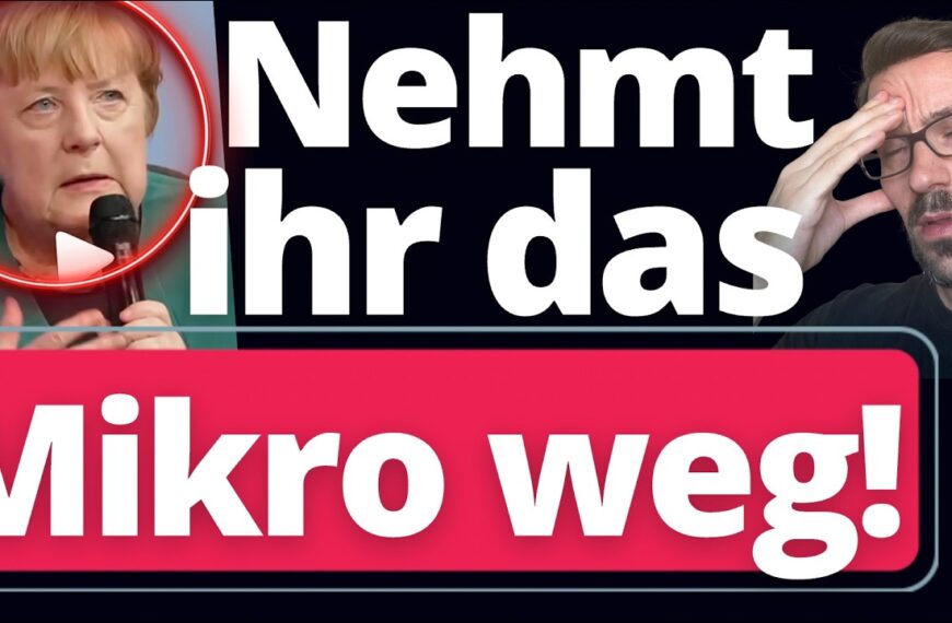 Eilmeldung: Merkel redet nur noch wirres Zeug! Ich raste komplett aus!