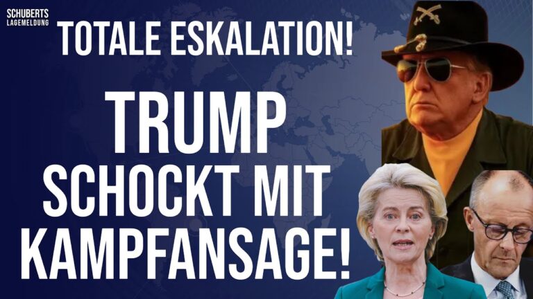 Mehr über den Artikel erfahren Eilt💥Schwerste Vorwürfe gegen Deutschland!💥Unfassbar: EU droht Trump!💥 Panik in Berlin und Brüssel