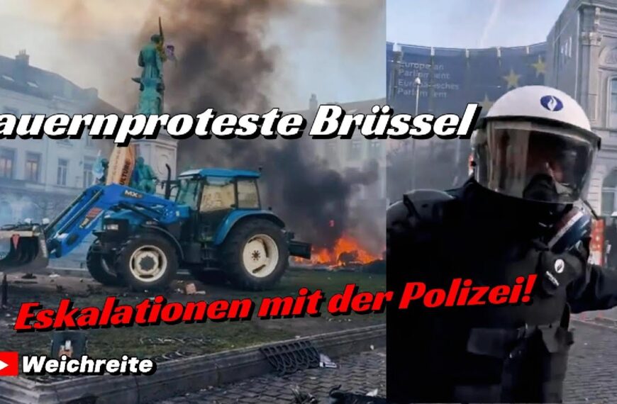 Eskalationen mit der Polizei! Bauernproteste Brüssel 18.12.25