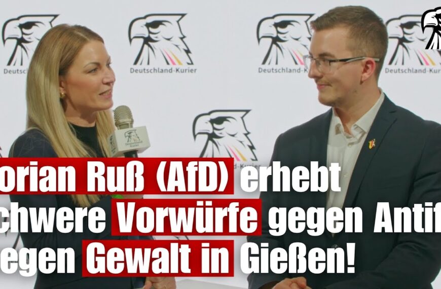 Florian Ruß (AfD) erhebt schwere Vorwürfe gegen Antifa wegen Gewalt in Gießen!