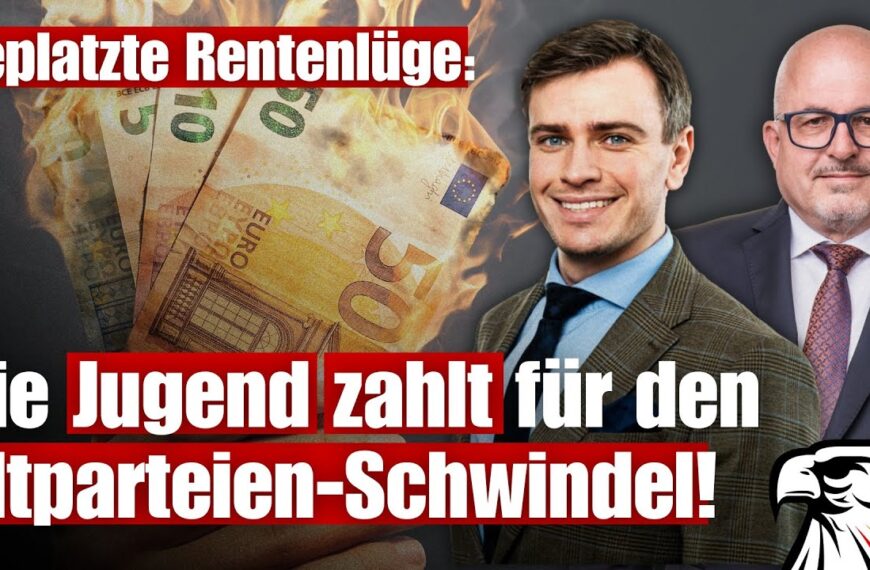 Geplatzte Rentenlüge: Die Jugend zahlt für den Altparteien-Schwindel!