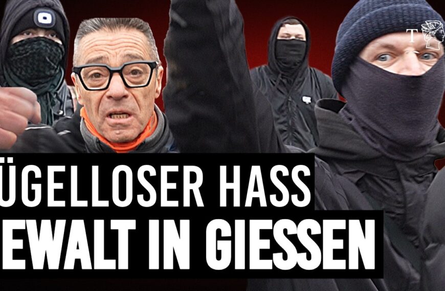 Gießen: Zügelloser Hass bei Anti-AfD-Demonstration: Die Gewalt ist die logische Konsequent