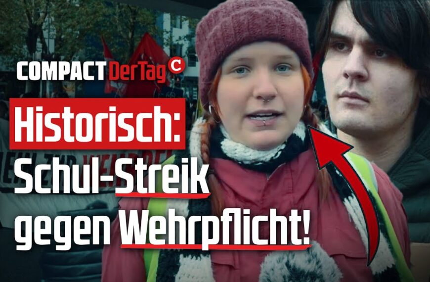 Historisch: Schul-Streik gegen Wehrpflicht!💥