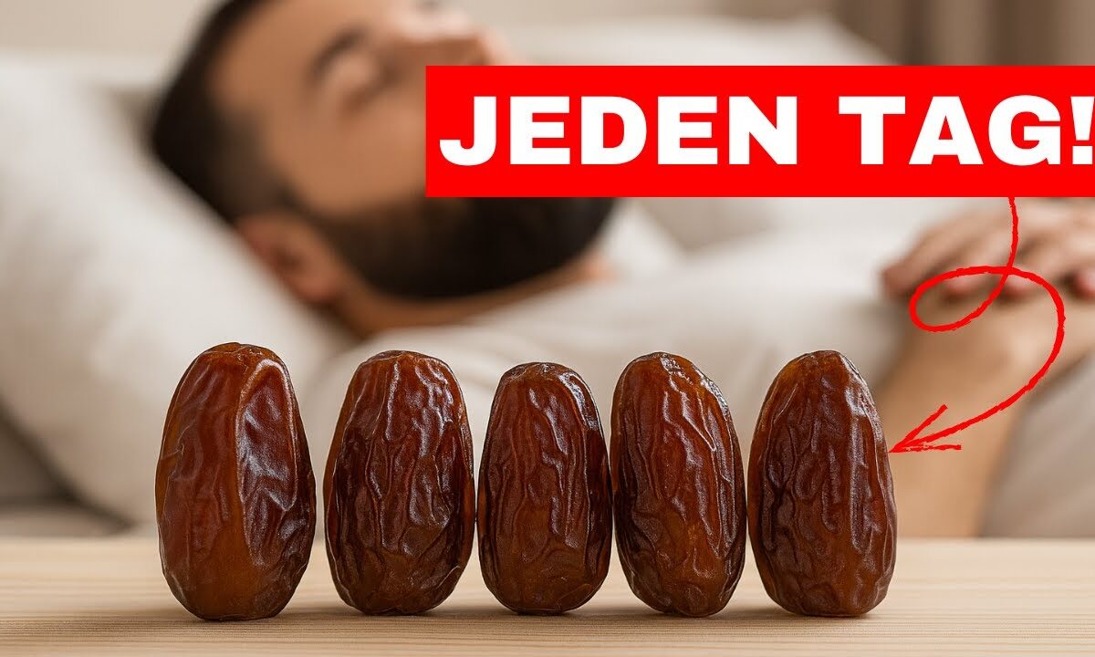 Jeden Tag 4 Datteln, was dann geschah, veränderte sein Leben💥