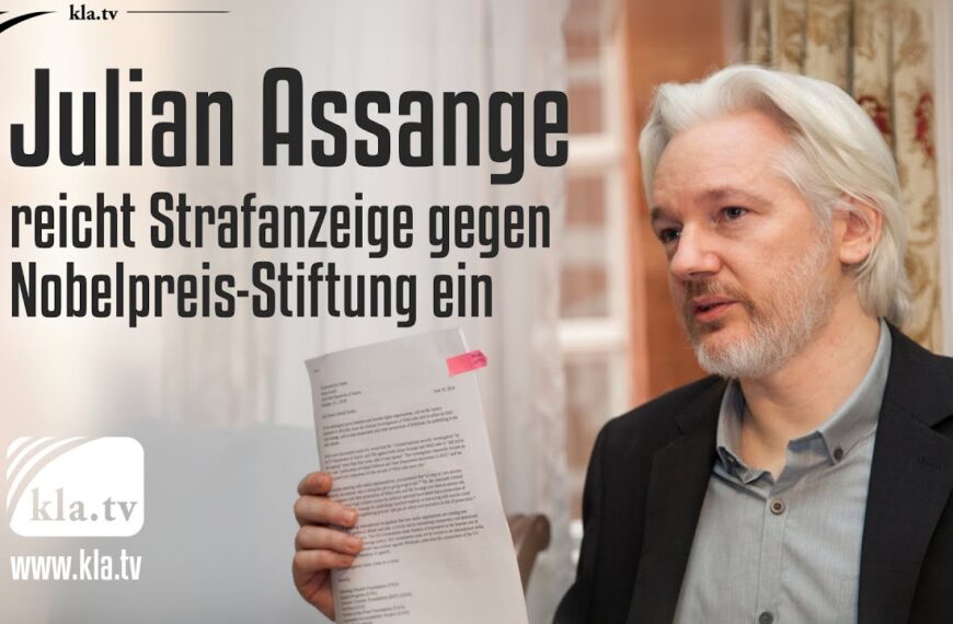 Julian Assange reicht Strafanzeige gegen Nobelpreis-Stiftung ein