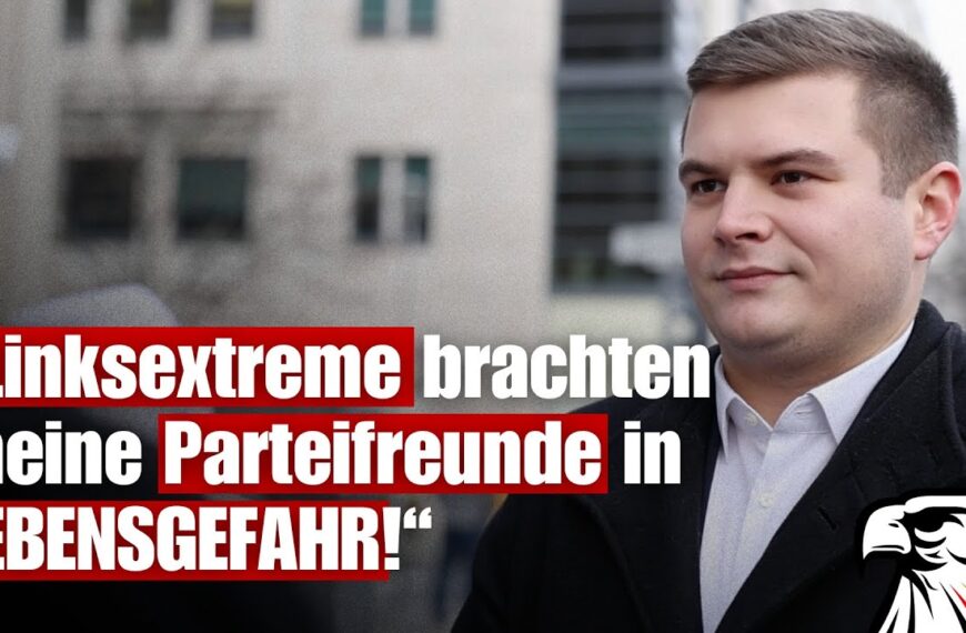 Junger AfDler packt aus: „Linksextreme brachten meine Parteifreunde in LEBENSGEFAHR!“