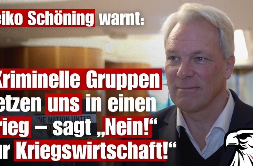 „Kriminelle Gruppen hetzen uns in einen Krieg – sagt „Nein!“ zur Kriegswirtschaft!“