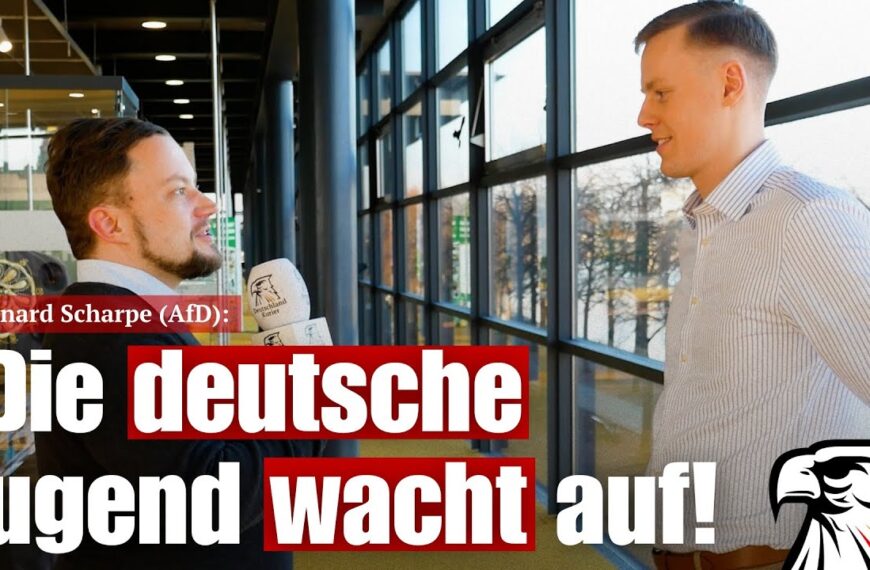 Lennard Scharpe (AfD): Die deutsche Jugend wacht auf!