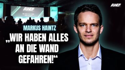 Mehr über den Artikel erfahren Markus Haintz: ‚Deutschland im freien Fall – ich werde nicht hier sein, wenn es knallt‘ – A-WEF 2025