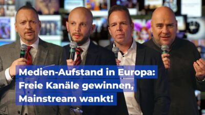 Mehr über den Artikel erfahren Medien-Aufstand in Europa: Freie Kanäle gewinnen, Mainstream wankt!