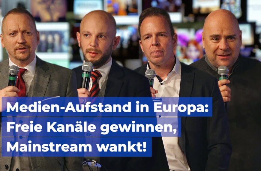 Medien-Aufstand in Europa: Freie Kanäle gewinnen, Mainstream wankt!