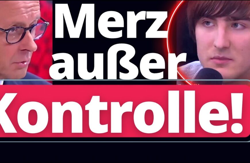 Merz in Panik und empört über Trump: Er steht völlig blank da!