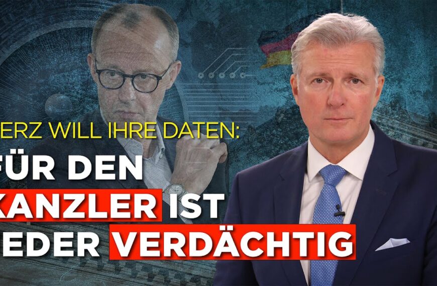 Merz will Ihre Daten: Für den Kanzler ist jeder verdächtig