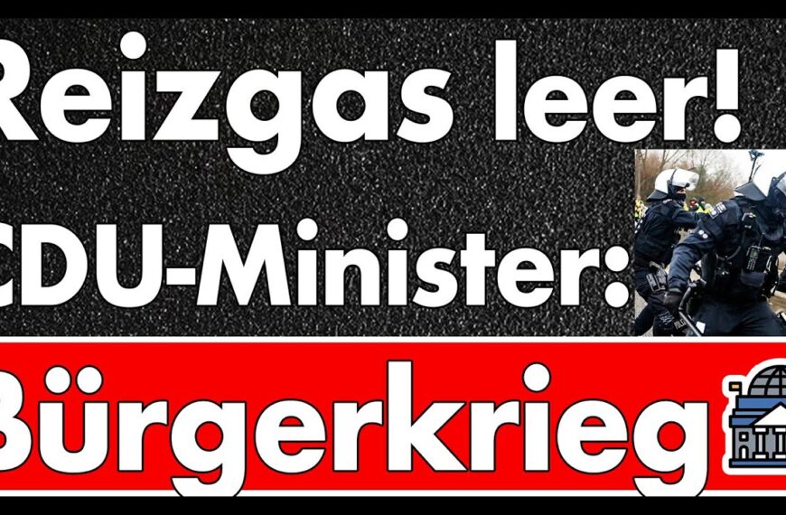 Polizei ging das Reizgas aus! Innenminister spricht von Bürgerkrieg! Magdeburg und Erfurt danach?