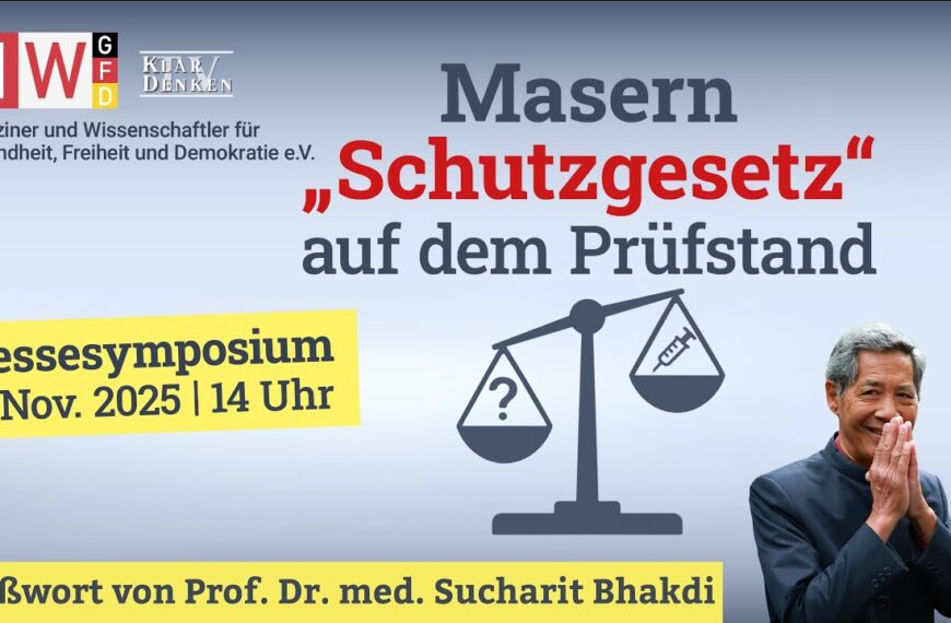 Prof. Dr. Sucharit Bhakdi: Eine Impfung geschieht nie ohne Risiko