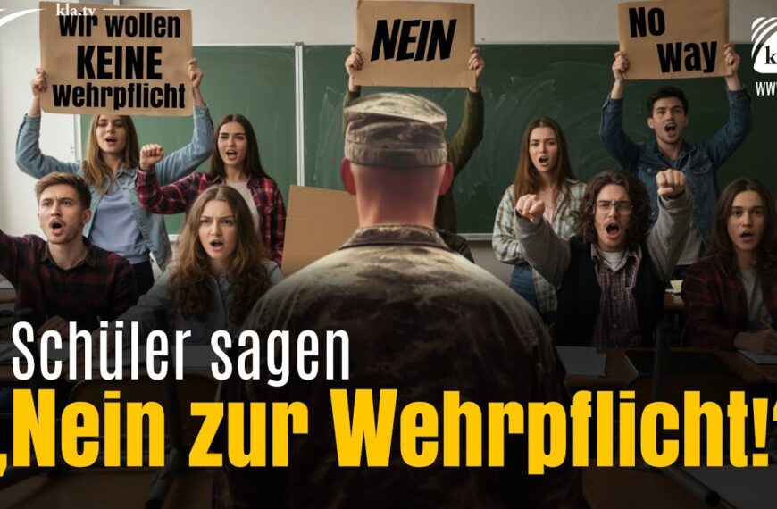 Schüler sagen „Nein zur Wehrpflicht!“