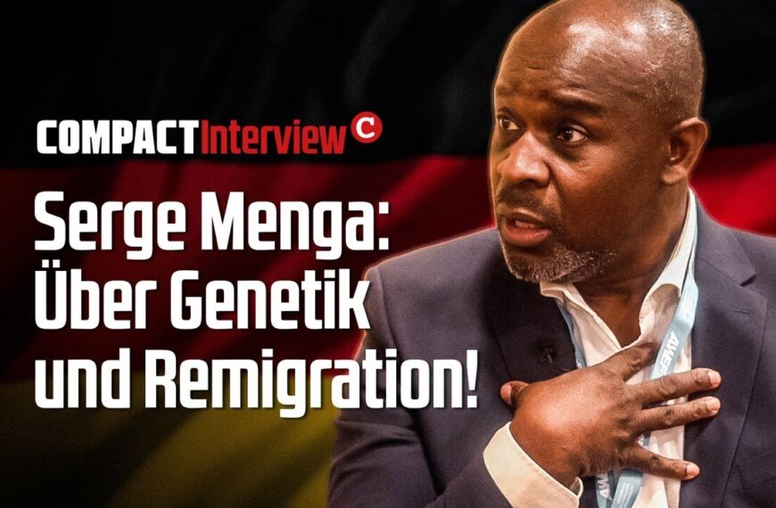 Serge Menga: Über Genetik und Remigration!