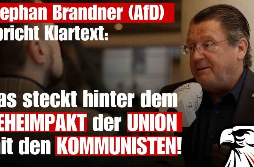 Stephan Brandner (AfD): Das steckt hinter dem GEHEIMPAKT der UNION mit den KOMMUNISTEN!