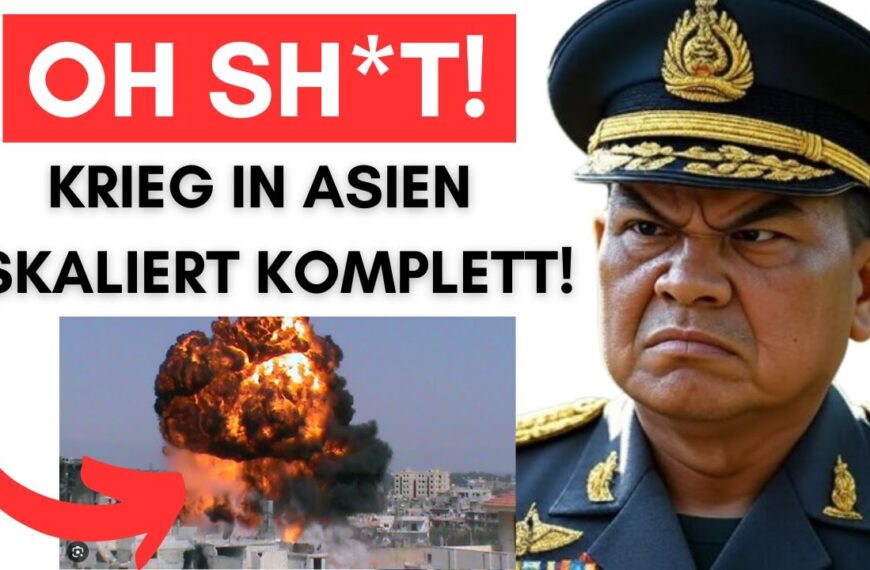 Thailand fliegt Luftangriffe auf Kambodscha (385.000 Menschen evakuiert)
