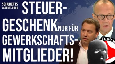 Mehr über den Artikel erfahren Unfassbar💥Belohnung für Anti-AfD-Krawalle?💥Schwere Vorwürfe gegen DGB💥Entsetzen über Merz-Regierung!