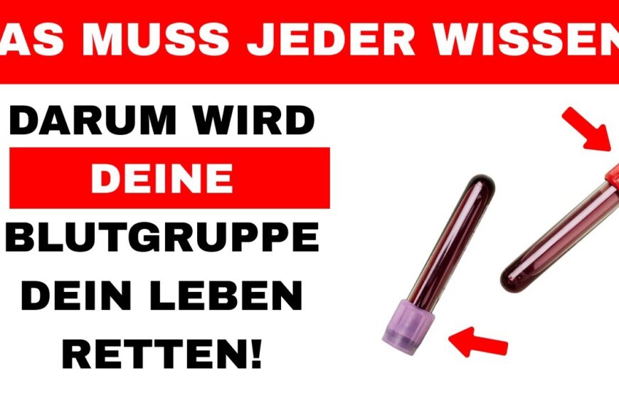 Was Ihre Blutgruppe Über ihre Gesundheit verrät ist UNGLAUBLICH!