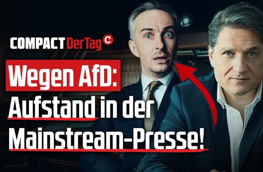 Wegen AfD: Aufstand der Mainstream-Presse!💥