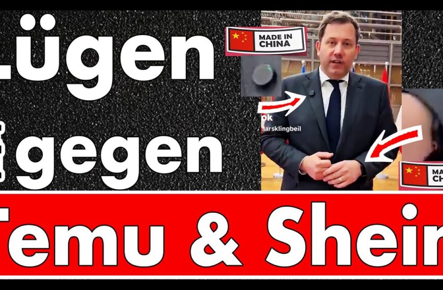 Zoll & Gebühr sollen Giftstoffe verhindern? Lügen-Lars wieder am Werk! Temu & Shein werden lachen!