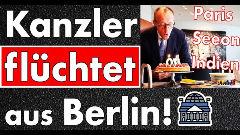 Mehr über den Artikel erfahren Entlassung im Kanzleramt, Terminflucht nach Paris, Bayern & Indien! Zu Hause Blackout & Gasspeicher?