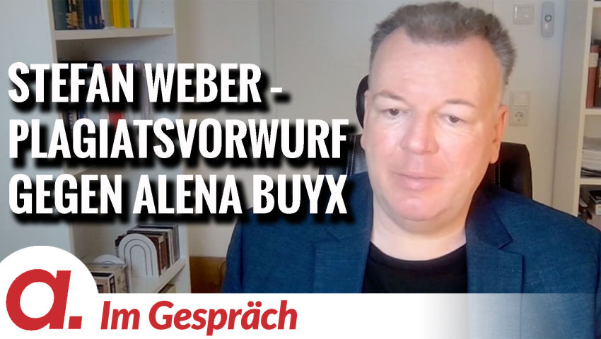 Im Gespräch: Stefan Weber | Plagiatsvorwürfe gegen Alena Buyx