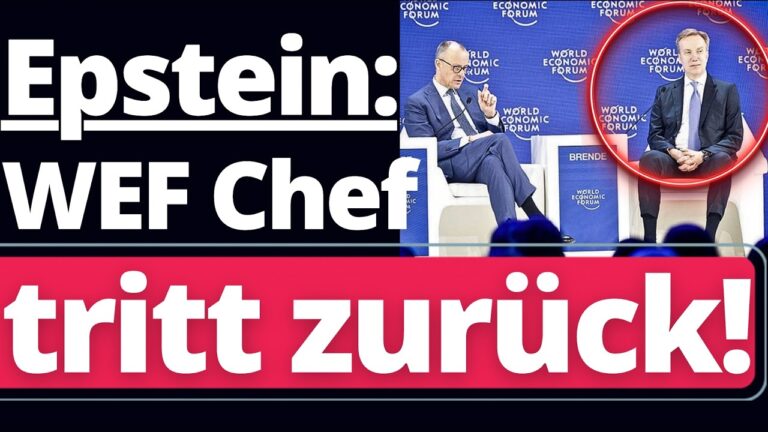 Mehr über den Artikel erfahren EPSTEIN Files eskalieren: WEF Chef tritt zurück!